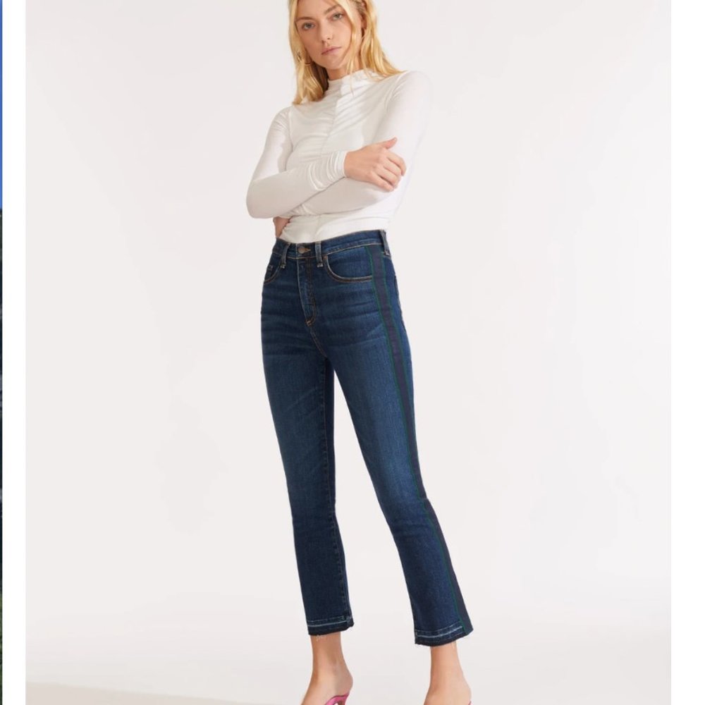 NWT Veronica Beard Carly High Rise Kick Flare Tux - Picture 1 of 14